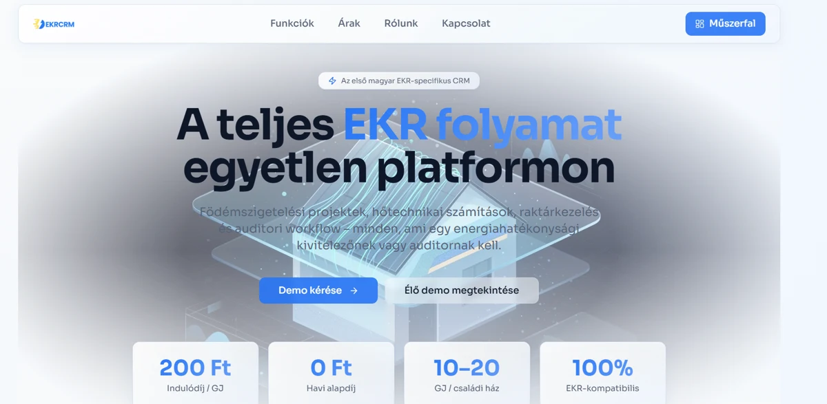 EKRCRM — a projekt képernyőképe